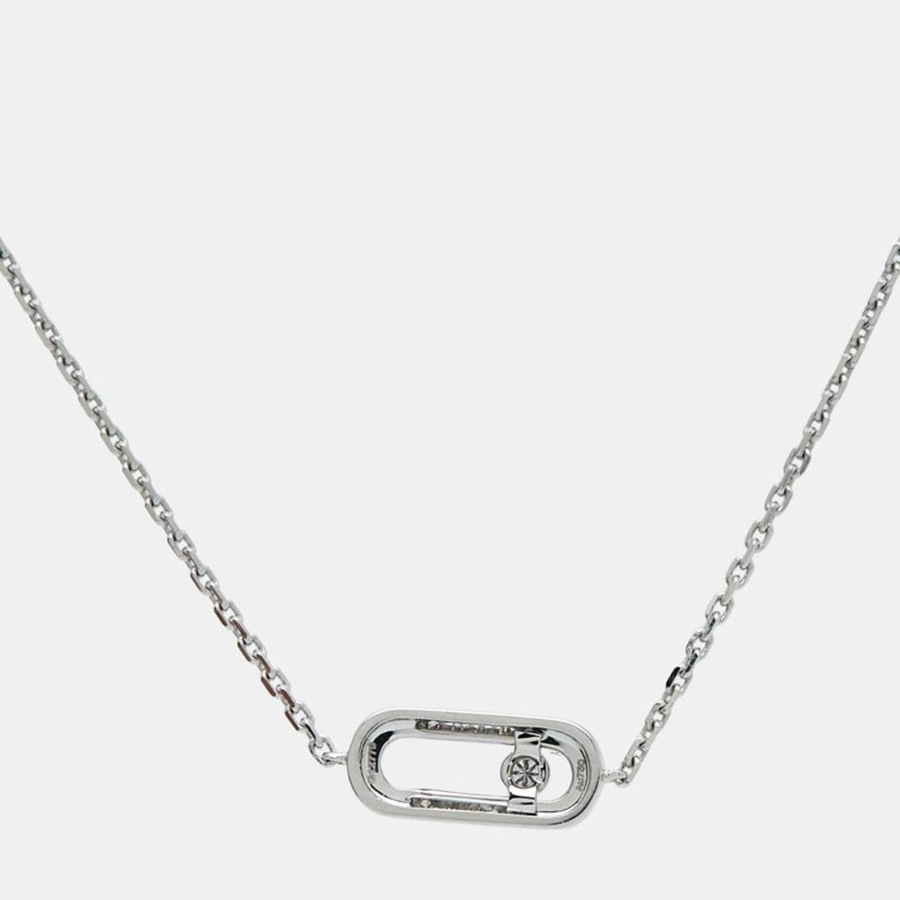 Messika Diamond Pave 18K White Gold Children Bracelet - Picture 4 of 7
